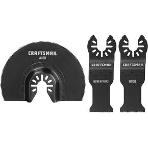 CRAFTSMAN Bi-Metal Oscillating Tool Blade for Wood and Metal, 3 Pack (CMAO552)