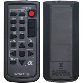 PerFascin RMT-DSLR2 Replacement Remote Control fit for Sony NEX Alpha SLT Digital Camera A6400 A9 A7RIII A7III A7RII A7SII A7II A7RM3 A7M3 A7RM2 A6500 A6300 A6000 A7SM2 A7M2 A7R A7S A7