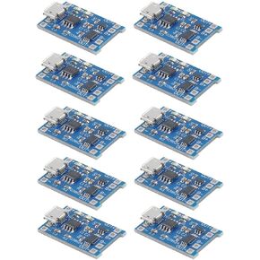 MakerFocus 15pcs TP4056 Charging Discharging Module Type C Interface with Battery Protection 18650 BMS 5V 1A 18650 Lithium Battery Charging Board