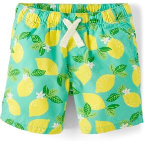 Gymboree,and Toddler Pull on Shorts,Citrus Chambray,7