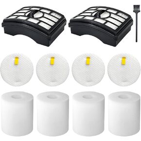 NV520 ZU780 Filter Replacement Parts for Shark Rotator Lift-Away NV500 NV501 NV502 NV503 NV505 NV510 NV520 NV552 NV642 UV560 ZU780 ZU782 ZU785,XFF500 XHF5002,HEPA+4 Foam&Felt Filters