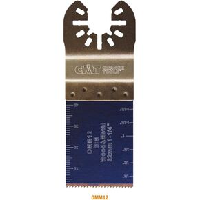 CMT OMM12-X5 5 Pcs Plunge & Flush-Cut Blade for Wood & Metal Quick Release Oscillator Multicutter,