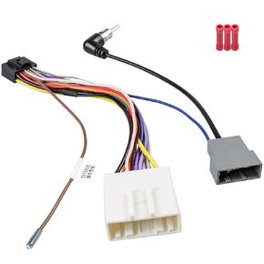 Radio Wiring Harness Kit Compatible with Nissan Altima Frontier Murano Pathfinder Xterra, 16Pin to 20Pin Car Stereo Wire Antenna Adapter Fit for Subaru WRX Forester Impreza Legacy