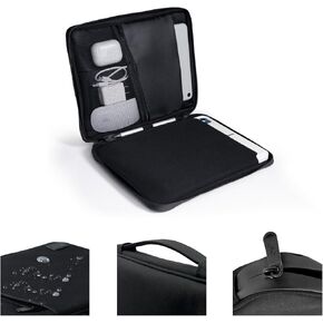 حافظة كمبيوتر لوحي نحيفة مقاومة للماء مقاس 13 بوصة من eIP مع حقيبة يد لجهاز iPad Pro M4 13 بوصة، iPad Air M2 13 بوصة، iPad Pro 12.9 بوصة، MacBook Pro 14 بوصة، MacBook Air 13 بوصة، لوحة مفاتيح مناسبة وقلم لمس in Kuwait