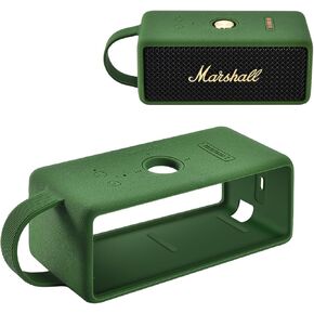 Silicone Case for Marshall EMBERTON III Portable Bluetooth Speaker,Soft Silicone Protective Case Compatible with Marshall EMBERTON III Portable Bluetooth Speaker (Green)