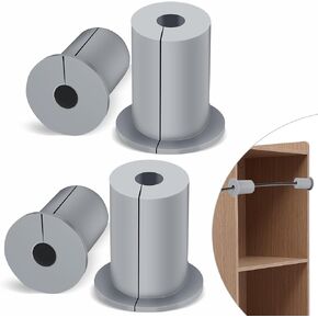 4 Pcs Starlink Wall Grommets for Cables Mount Mini Internal Cable Routing Kit Silicone Cable Feed Through Bushings Wall Hole Grommets for 1 Inch Cables Rubber Cable Mounting Accessories(White)