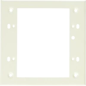 Legrand Wiremold V5751-2 Metal Raceway for Extending Power, 500 and 700 Series, 2 Gang Flush Type Extension Adapter Box, 15/16" Deep, Ivory (1 Pack)