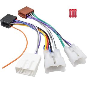 16Pin Radio Wiring Harness Kit Replacement for Toyota, Car Stereo Wire Adapter 20Pin SWC Connector Compatible with RAV4 Camry Corolla Tacoma Tundra 4Runner Prius Sienna Sequoia Land Cruiser