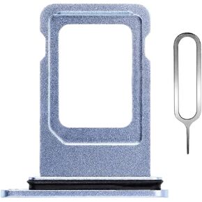SIM Card Slot Tray Holder Replacement Compatible with iPhone XR 6.1 inch with Rubber Gasket and Sim Pin (Black)(Single Sim Version)