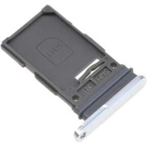 Single SIM Card Tray for Samsung Galaxy S22 Ultra 5G SM-S908B SIM Card Holder for SM-S908B SIM Card Slot Replacement for SM-S908U SM-S908U1 Silver