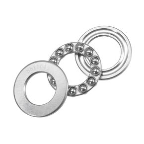 Kozelo 2pcs S51100 Thrust Ball Bearing - [10mm Bore x 24mm OD x 9mm Thick] Stainless Steel with Washers for Industrial Hardware Machine Tool Use