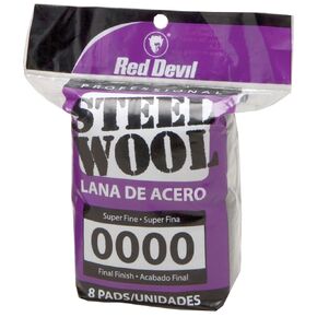 Red Devil 0320 #0000 Steel Wool 8 Pack