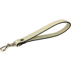 VanEnjoy Genuine Leather Keychain Wristlet Keychain Strap for Wallet Purse Clutch Cellphone Wristlet Key(Key Lock)