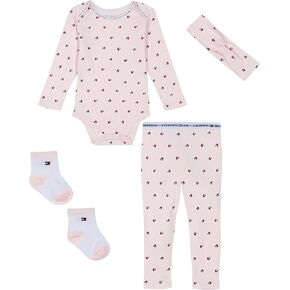 Tommy Hilfiger baby-girls 4pc Take Me Home Pant Set
