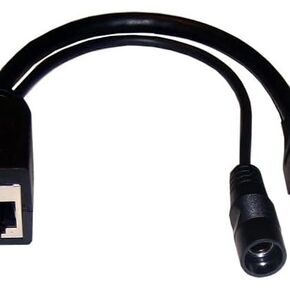 Tycon Systems POE-INJ-LED-S Passive POE Injector with Led Indicator Shielded - Black