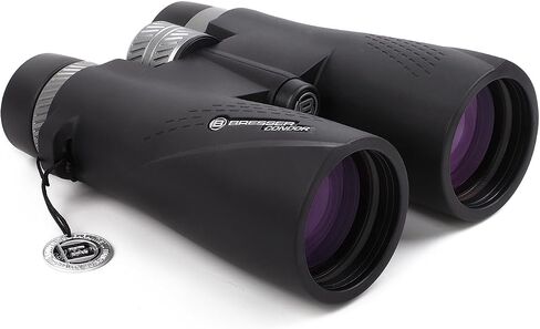 BRESSER 10x25 Binoculars for Adults High Powered with HD Optical System, FMC Green Film BAK4 Prism, Non-Slip Grip, Waterproof, Fogproof, Shockproof for for Hunting Bird Watching Travel Football Games in Saudi Arabia