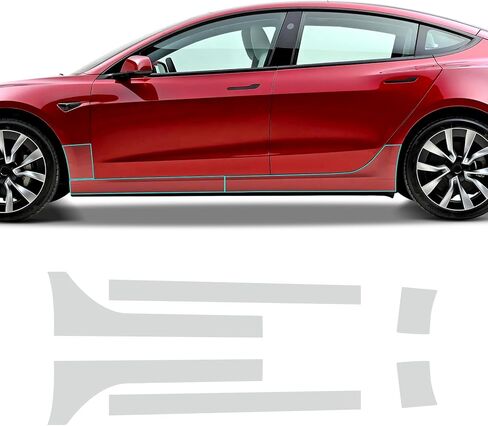 FDAIUN for Tesla Model 3 2017-2024 PPF Precut Car Paint Protective Film Self Healing 8.5mil TPU HD Film Scratch Protector Exterior Accessories in Kuwait