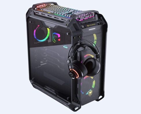 حقيبة ألعاب Cougar Panzer Max-G Full Tower مع لوحة زجاجية كاملة الحجم (إصدار 2019) in Kuwait