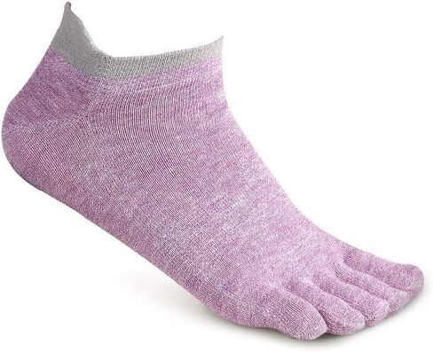 جوارب Meaiguo Toe Socks No Show قطن منخفضة القطع بخمسة أصابع رياضية للنساء in Kuwait