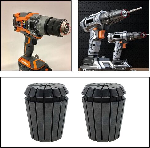 AnRui ER32 Collet Chuck 1/4" Spring Collet for CNC Engraving Machine Milling Lathe Chuck Tool, 2Pcs in Kuwait