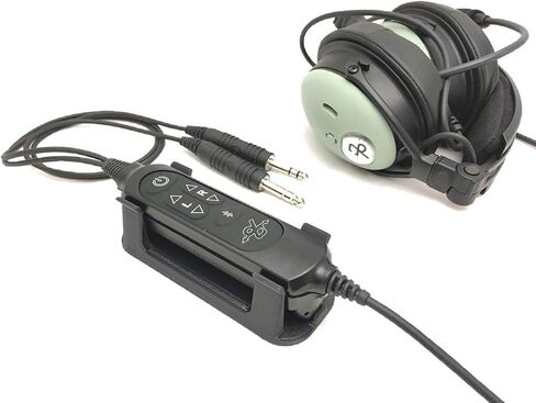 David Clark DC One/Pro Aviation Headset Control Mount Clip Adapter Accessory Upgrade, Black, Better Than Shirt Clip, Dual Plug, 6-pin, U-174 Compatible… in Saudi Arabia