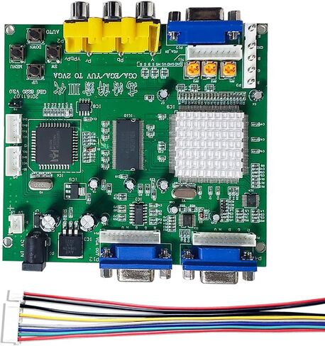 محول فيديو لعبة أركيد RGB/CGA/EGA/YUV إلى لوحة محول إخراج فيديو VGA HD مزدوجة متوافقة مع شاشة عرض ألعاب الأركيد إلى جهاز عرض CRT LCD PDP. in Kuwait