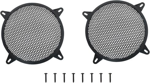 2pcs 12 Inch Speaker Grill Cover Mesh Car Audio Subwoofer Grill Grille Cover Guard Protector with Screws for Home Audio Car Speaker in Kuwait