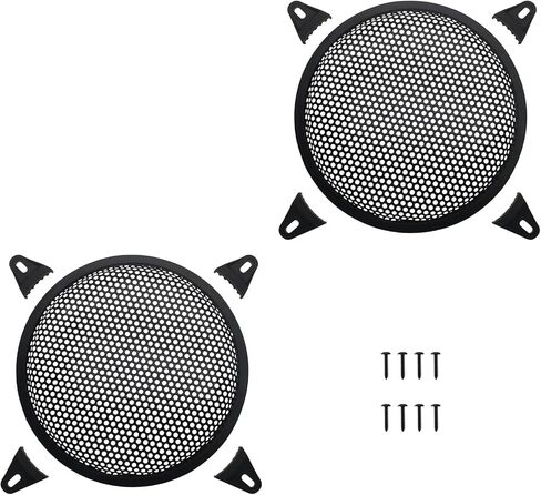 2pcs 12 Inch Speaker Grill Cover Mesh Car Audio Subwoofer Grill Grille Cover Guard Protector with Screws for Home Audio Car Speaker in Kuwait