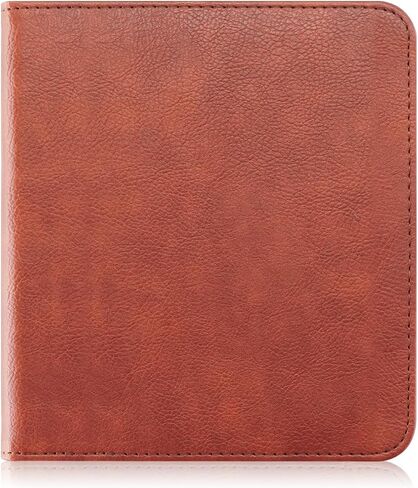 حافظة متوافقة مع BOOX Tablet Go Color 7inch e-Reader Boox Leaf2/Leaf3 C/Boox Page جلد PU مع حزام يد قابل للطي وغطاء للنوم/الاستيقاظ التلقائي، أحمر in Saudi Arabia
