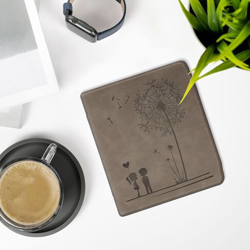 kwmobile Cover Compatible with Pocketbook Era/Era Color Cover - eReader Case - Rising Sun Grey in Saudi Arabia