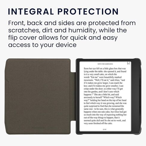 kwmobile Cover Compatible with Pocketbook Era/Era Color Cover - eReader Case - Rising Sun Grey in Saudi Arabia