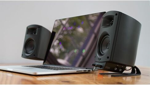 حزمة نظام مكبر الصوت Klipsch 1011400 ProMedia 2.1 THX المعتمد باللون الأسود (المتجدد) مع حزمة حماية محسنة CPS لمدة 3 سنوات in Saudi Arabia
