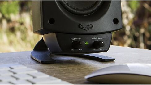 حزمة نظام مكبر الصوت Klipsch 1011400 ProMedia 2.1 THX المعتمد باللون الأسود (المتجدد) مع حزمة حماية محسنة CPS لمدة 3 سنوات in Saudi Arabia