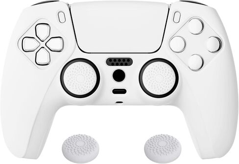 PlayVital Water Transfer Printing Patterned Anti-Slip Silicone Controller Skin for ps5 Controller Cover with 6 Thumb Grip Caps, Soft Rubber Case Protector for ps5 Controller - 100 Cash Money Dollar in Saudi Arabia
