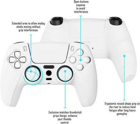 PlayVital Water Transfer Printing Patterned Anti-Slip Silicone Controller Skin for ps5 Controller Cover with 6 Thumb Grip Caps, Soft Rubber Case Protector for ps5 Controller - 100 Cash Money Dollar in Saudi Arabia