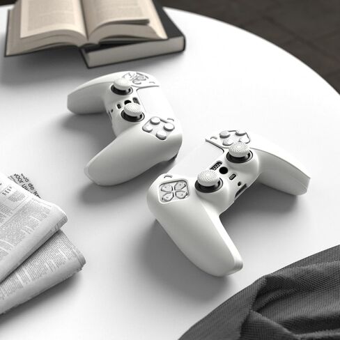 PlayVital Water Transfer Printing Patterned Anti-Slip Silicone Controller Skin for ps5 Controller Cover with 6 Thumb Grip Caps, Soft Rubber Case Protector for ps5 Controller - 100 Cash Money Dollar in Saudi Arabia