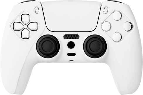 PlayVital Water Transfer Printing Patterned Anti-Slip Silicone Controller Skin for ps5 Controller Cover with 6 Thumb Grip Caps, Soft Rubber Case Protector for ps5 Controller - 100 Cash Money Dollar in Saudi Arabia