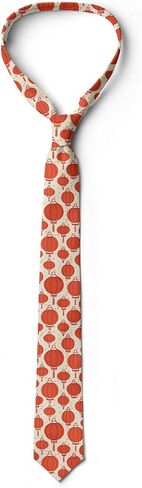 Lunarable Necktie, Hand Drawn Corn, Dress Tie, 3.7", Mustard Dark Purple Grey, Mustard Dark Purple Grey, 3.7" in Kuwait