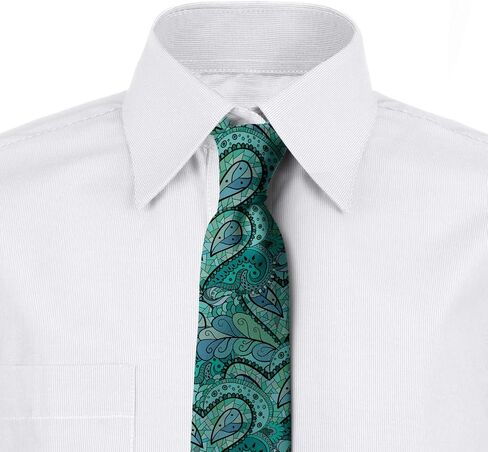 Lunarable Necktie, Hand Drawn Corn, Dress Tie, 3.7", Mustard Dark Purple Grey, Mustard Dark Purple Grey, 3.7" in Saudi Arabia