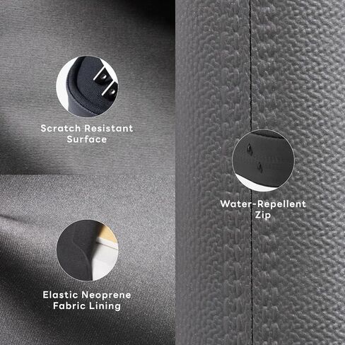 حافظة كمبيوتر لوحي نحيفة مقاومة للماء مقاس 13 بوصة من eIP مع حقيبة يد لجهاز iPad Pro M4 13 بوصة، iPad Air M2 13 بوصة، iPad Pro 12.9 بوصة، MacBook Pro 14 بوصة، MacBook Air 13 بوصة، لوحة مفاتيح مناسبة وقلم لمس in Kuwait