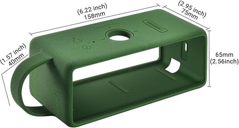 Silicone Case for Marshall EMBERTON III Portable Bluetooth Speaker,Soft Silicone Protective Case Compatible with Marshall EMBERTON III Portable Bluetooth Speaker (Green) in Saudi Arabia