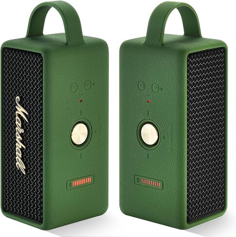 Silicone Case for Marshall EMBERTON III Portable Bluetooth Speaker,Soft Silicone Protective Case Compatible with Marshall EMBERTON III Portable Bluetooth Speaker (Green) in Saudi Arabia