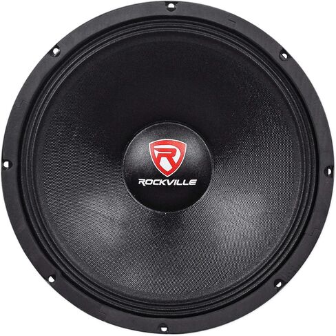 Rockville RVW1500P8 1500w 15" Raw DJ Subwoofer 8 Ohm Sub Woofer 70OZ Magnet، أسود in Saudi Arabia