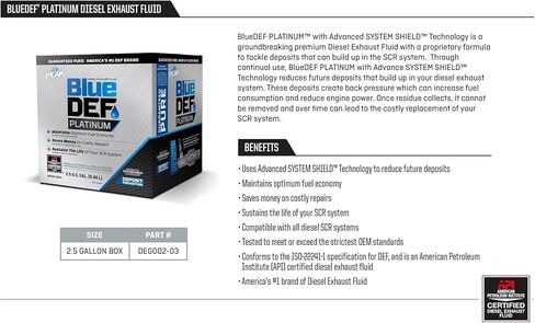 سائل عادم الديزل بلو ديف بيك بلاتينيوم 2.5 جالون (عبوتان) in Kuwait