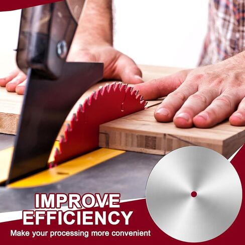 قرص صنفرة 10 بوصة لمنشار الطاولة 0.619 بوصة شفرة توازن قرص الصنفرة لمعايرة أربور مع 12 قطعة من ورق الصنفرة 60 80 100 120 180 240 حصى in Kuwait