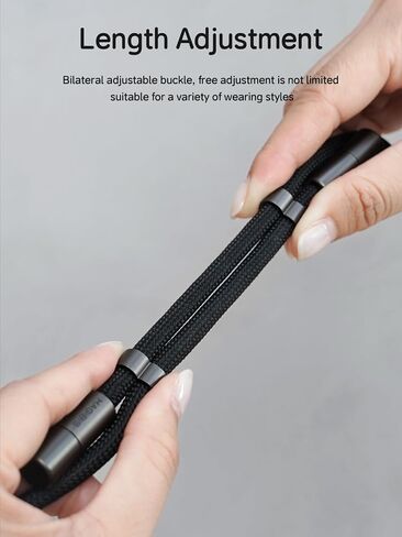 Hagibis Phone Lanyard with USB C Fast Charging Cable 2 in 1 Adjustable Phone Strap Crossbody Chain for iPhone 15 Pro Max in Saudi Arabia