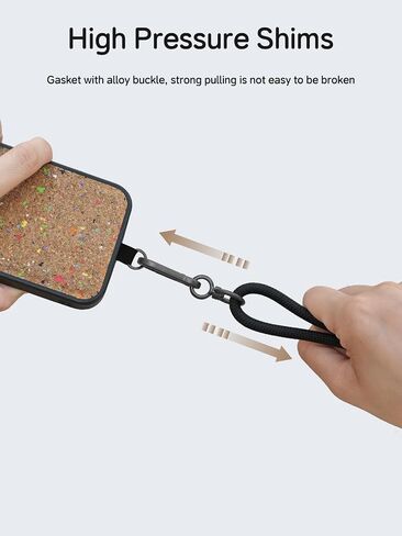 Hagibis Phone Lanyard with USB C Fast Charging Cable 2 in 1 Adjustable Phone Strap Crossbody Chain for iPhone 15 Pro Max in Saudi Arabia