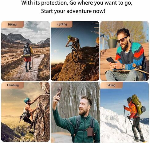Universal Protector Phone Tether, Phone Lanyard Silicone Holder with Detachable Ring Grip,Fit Outdoor/Hiking/Fishing(Black-B) in Saudi Arabia