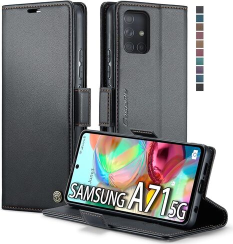 Samsung Galaxy A71 5G Case,Samsung Galaxy A71 5G Wallet Case with Card Holder Kickstand Magnetic,Leather Flip Case for Samsung Galaxy A71 5G (Coffee) in Saudi Arabia