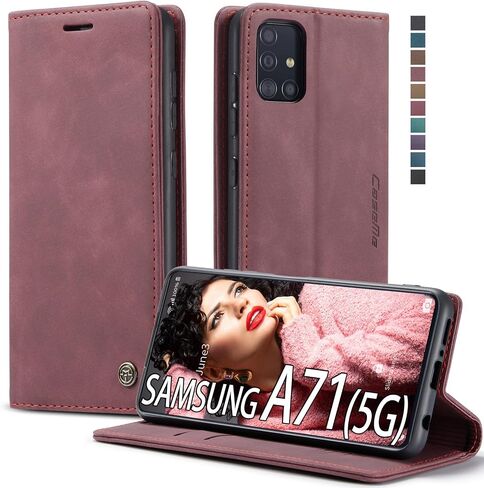 Samsung Galaxy A71 5G Case,Samsung Galaxy A71 5G Wallet Case with Card Holder Kickstand Magnetic,Leather Flip Case for Samsung Galaxy A71 5G (Coffee) in Saudi Arabia